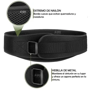 Cinturon Gym Levantamiento Pesas Neopreno Gimnasio Crossfit