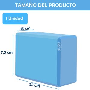 Bloque Yoga Cubo Pilates Ladrillo Espuma Entrena Fitness