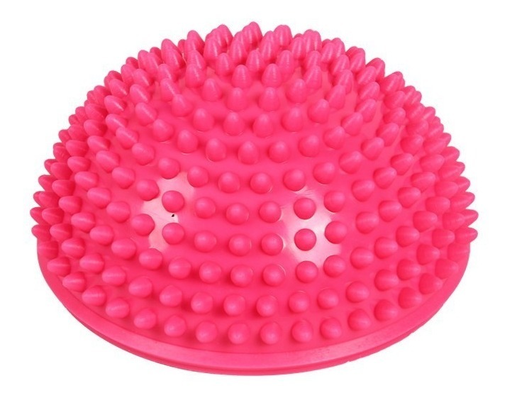 Mini Bosu Cojín Inestable Balón Masajeador Yoga Pilates Gym
