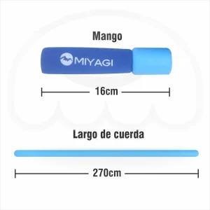 Cuerda Saltar Lazo Contador Miyagi Cardio Fitness Entrena