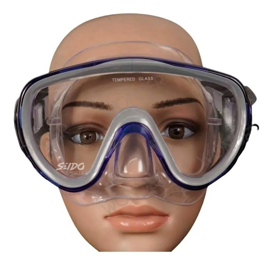 Careta Buceo Pesca Gafas Natación Vidrio Templado