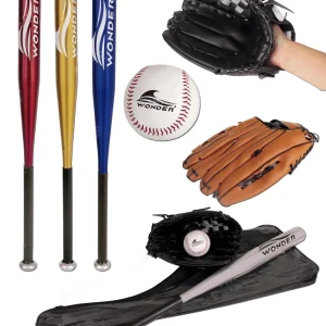 Set De Baseball Kit Béisbol Bate De Aluminio Guante Y Pelota