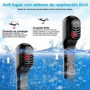 Mascara Buceo Careta Snorkel Full Face Soporte Cámara Gopro