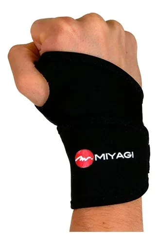 Muñequera Miyagi Ortopedica Deportiva Ajustable Neopreno