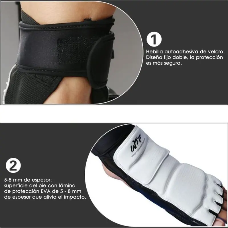 Protectores Pie Empeine Artes Marciales Karate Mma Taekwondo