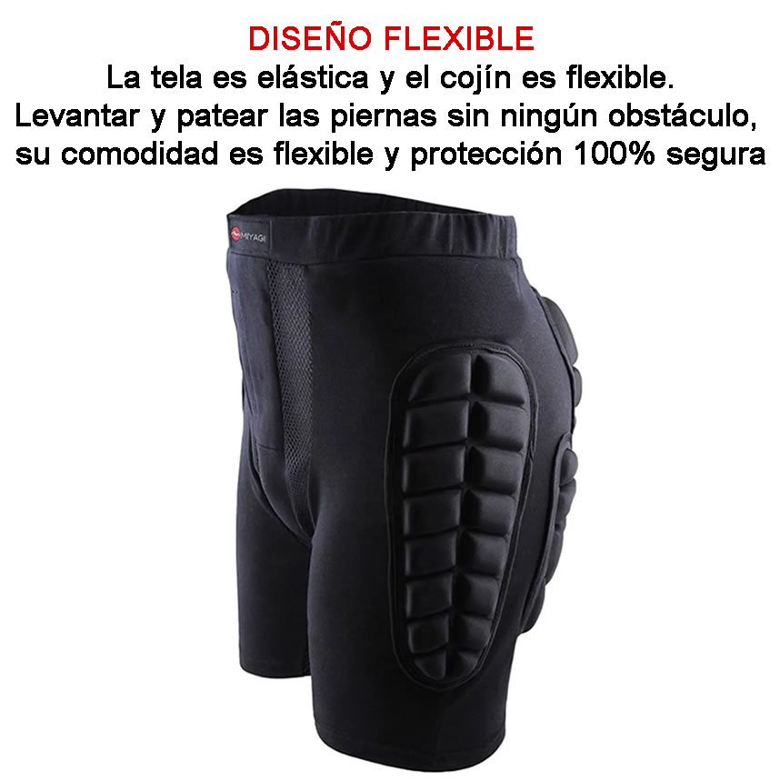 Short Protector Lycra Termoformado Multiuso Deportivo Miyagi