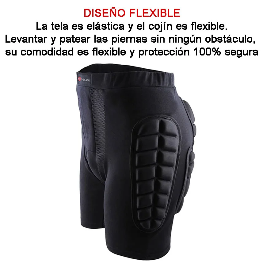 Short Protector Lycra Termoformado Multiuso Deportivo Miyagi