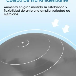 Balon Pilates Yoga Pelota Abdominales Gym 55 Cm + Inflador