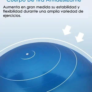 Balon Pilates Yoga Pelota Abdominales Gym 65 Cm + Inflador