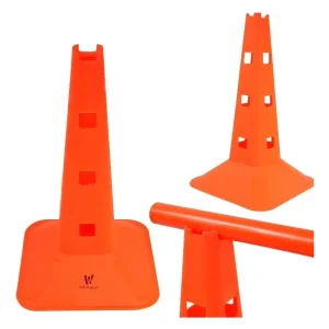 Cono Señalización Con Huecos 40 Cm Entrenamiento Deportivo