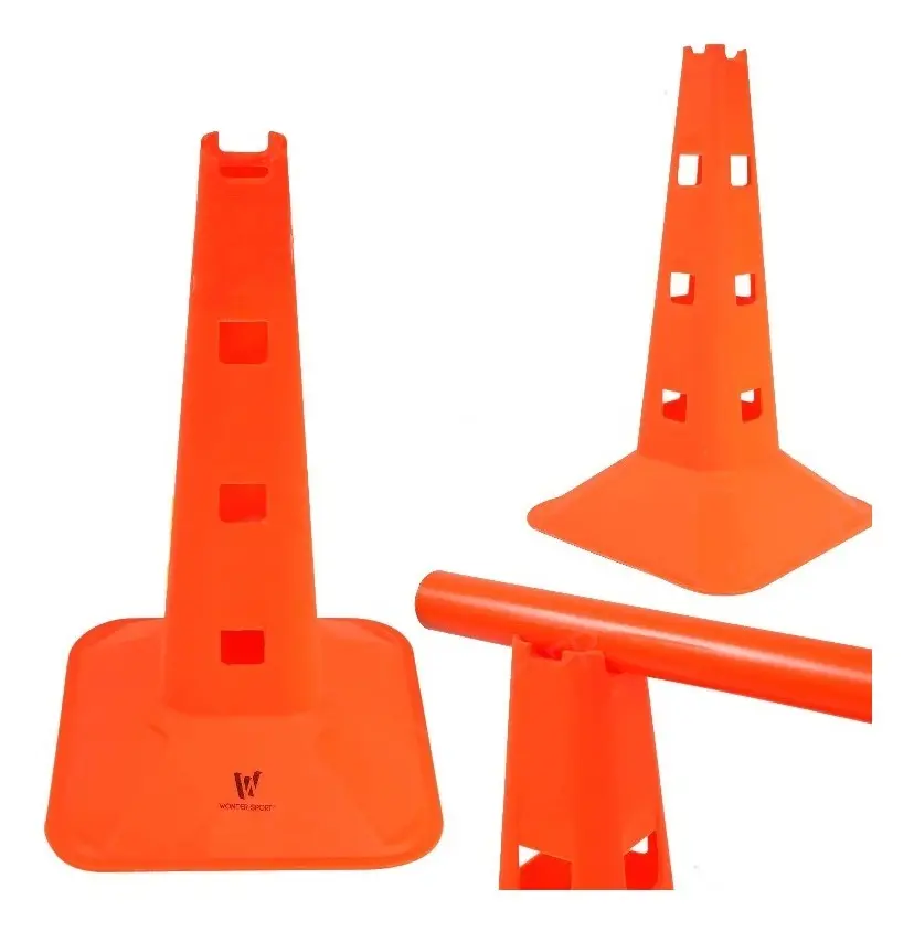 Cono Señalización Con Huecos 40 Cm Entrenamiento Deportivo