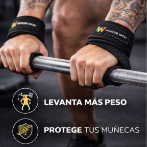 Correas Levantamiento Pesas Muñeca Vendas Straps Crossfit