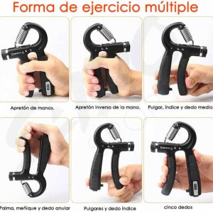 Tensor Hand Grip 60 Kg Contador Fortalece Mano Terapia Brazo