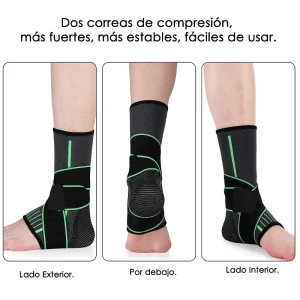 Venda Tobillera Deportiva Compresión Doble Soporte Lesión