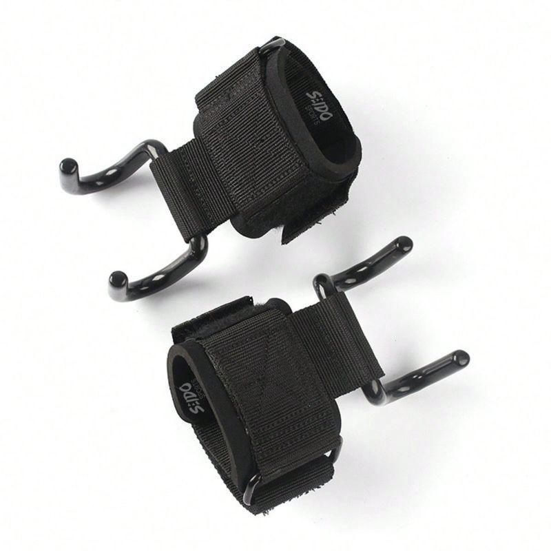 Muñequeras Gancho Straps X2 Levantamiento Pesas Correas Gym