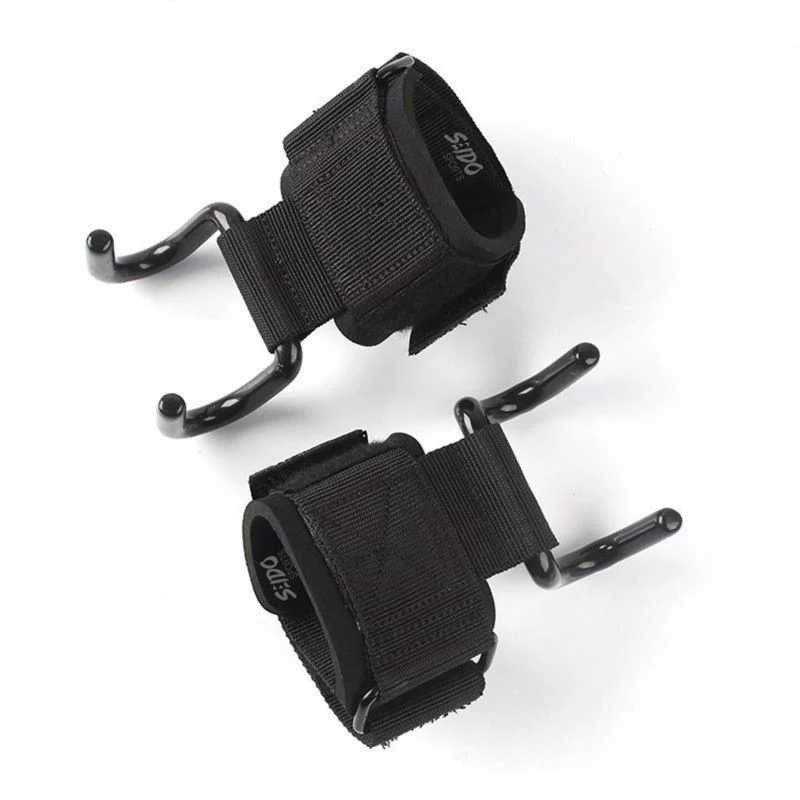 Muñequeras Gancho Straps X2 Levantamiento Pesas Correas Gym