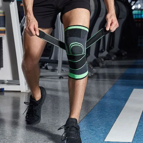 Rodilleras Deportivas Compresion Miyagi X 2 Banda Protectora Gym
