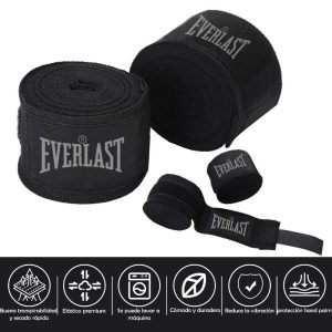 Par Vendas Boxeo Everlast Artes Marciales Envoltura Mano