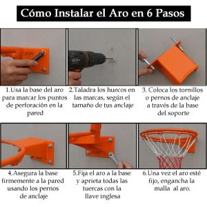 Aro Profesional Baloncesto Doble Resorte Basketball + Malla