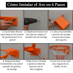 Aro Profesional Baloncesto Doble Resorte Basketball + Malla