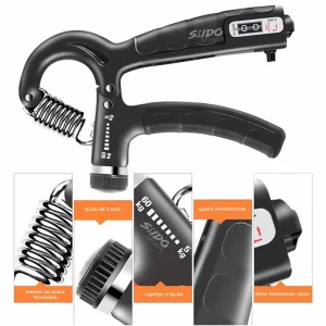 Tensor Hand Grip Contador 60 Kg X 2 Fortalecer Mano Muñeca