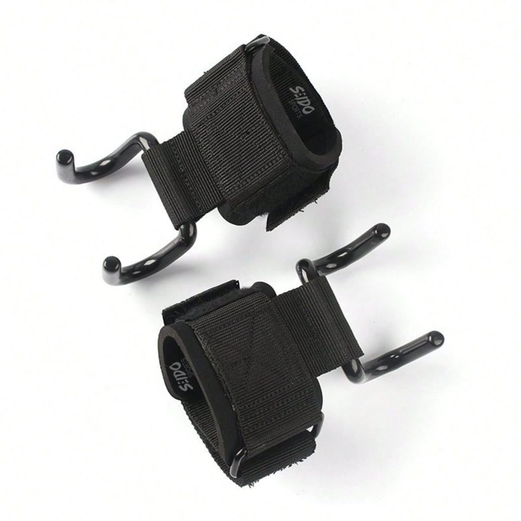 Muñequeras Gancho Straps X2 Levantamiento Pesas Correas Gym