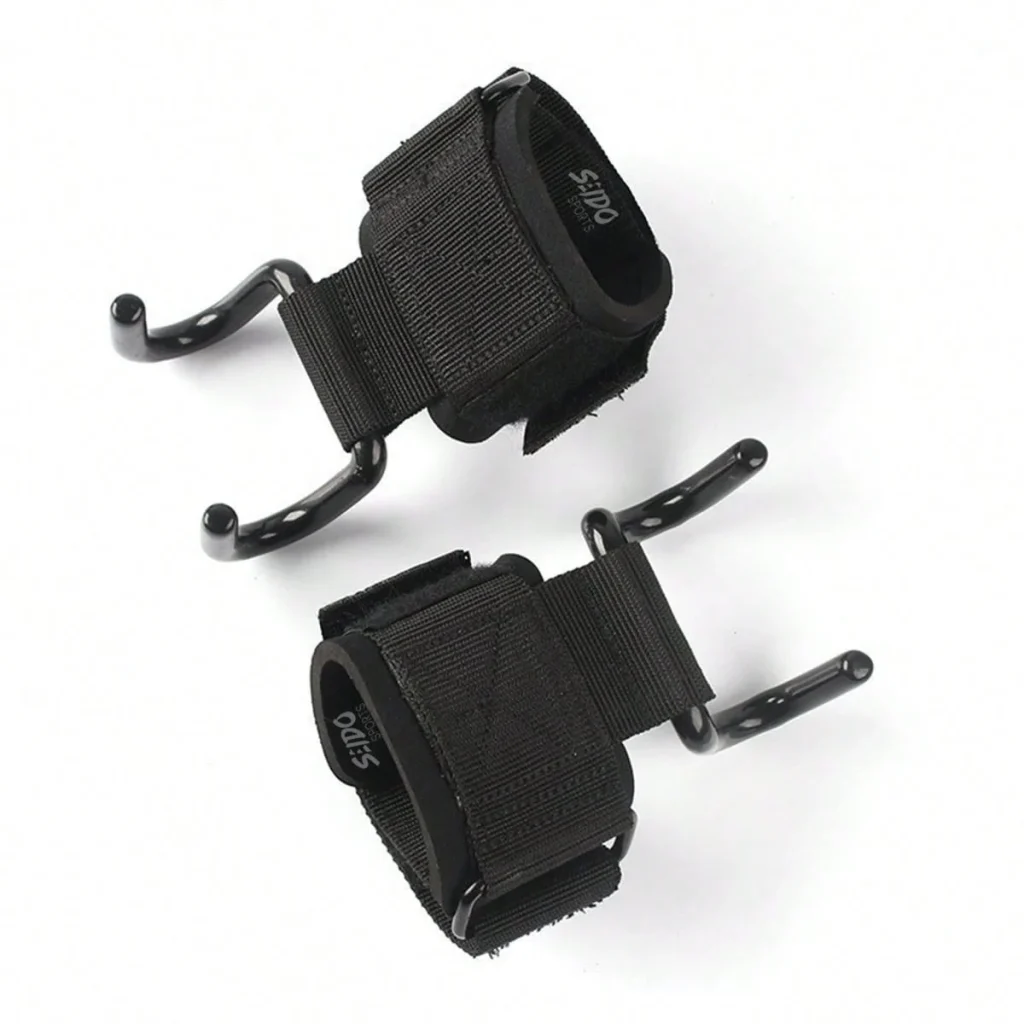 Muñequeras Gancho Straps X2 Levantamiento Pesas Correas Gym
