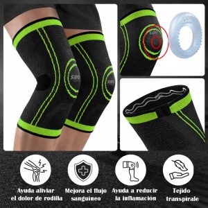 Rodilleras Deportivas X2 Compresion Soporte Rodilla Gym