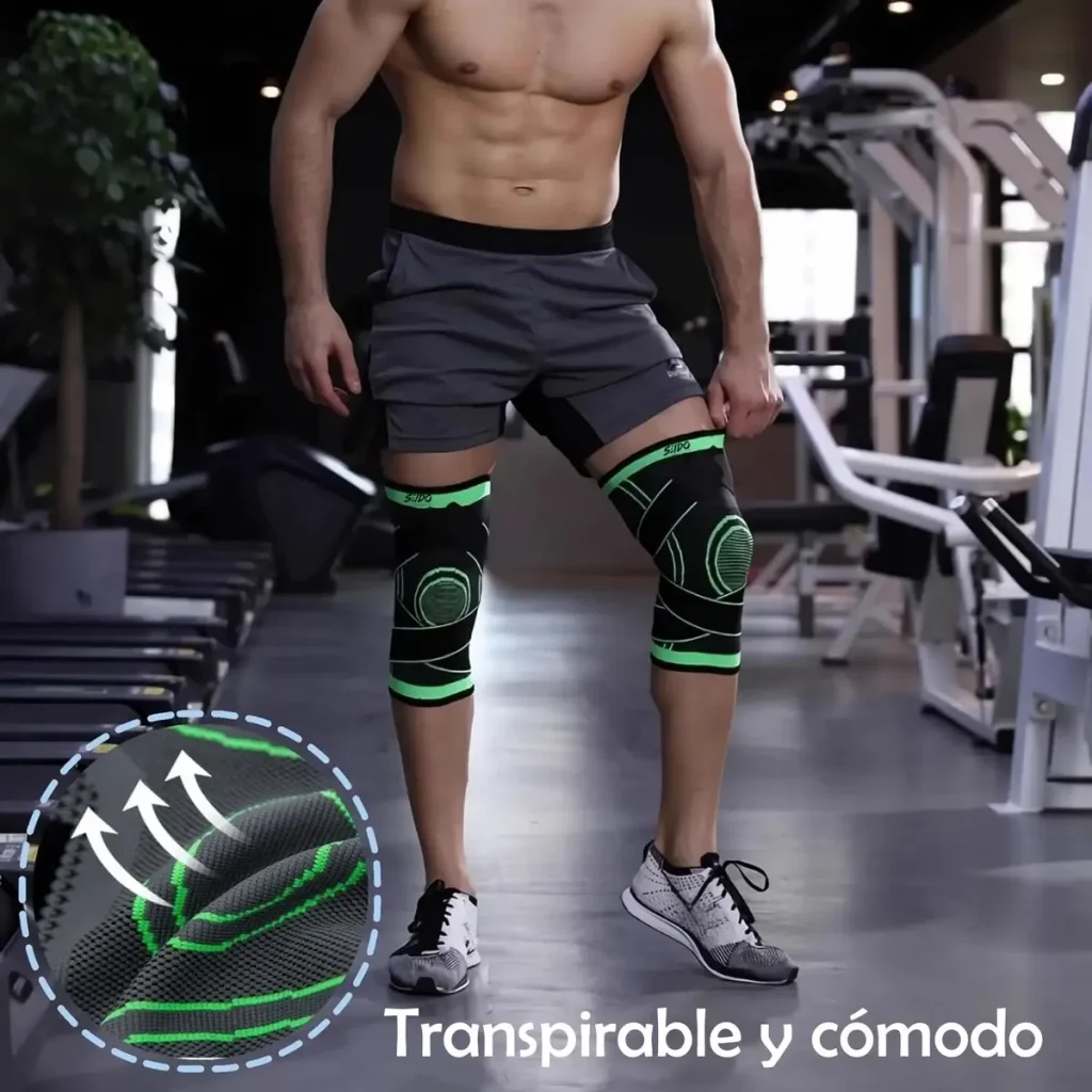 Rodilleras Deportivas Compresion X 2 Banda Protectora Gym