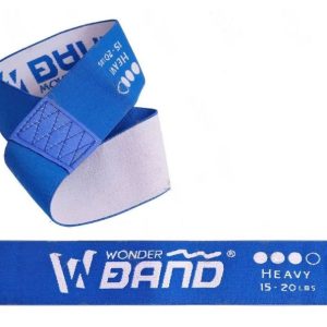 Bandas Elástica Tela Resistencia Wonder Azul 15-20lb Fuerte