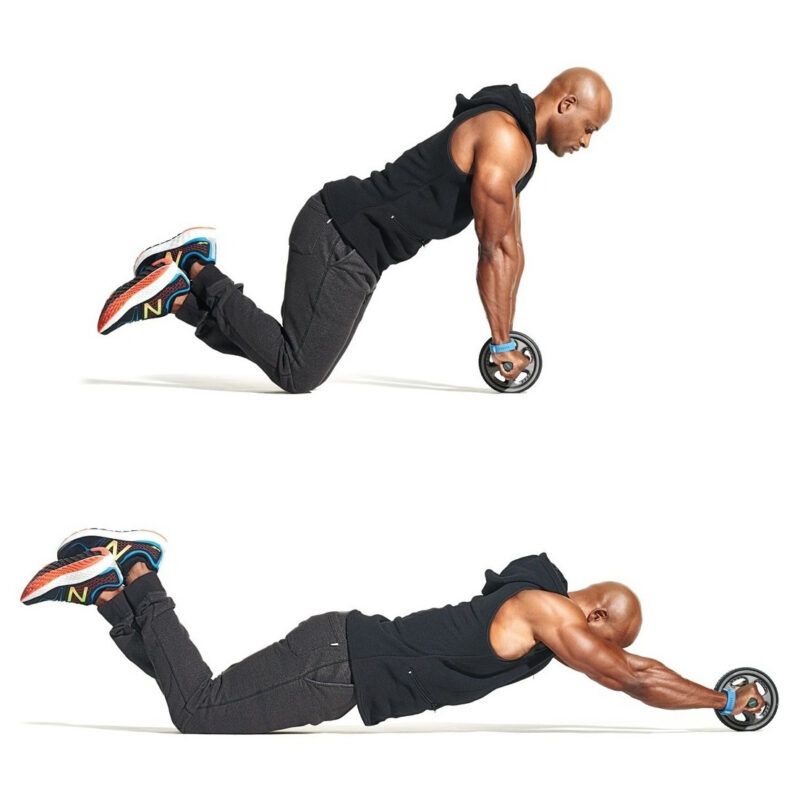 Rueda Abdominal Miyagi Rodillo Ejercicio Tonificador Abdomen