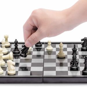 Ajedrez Magnético Portátil — Juego de Mesa Plegable 25 x 25 cm