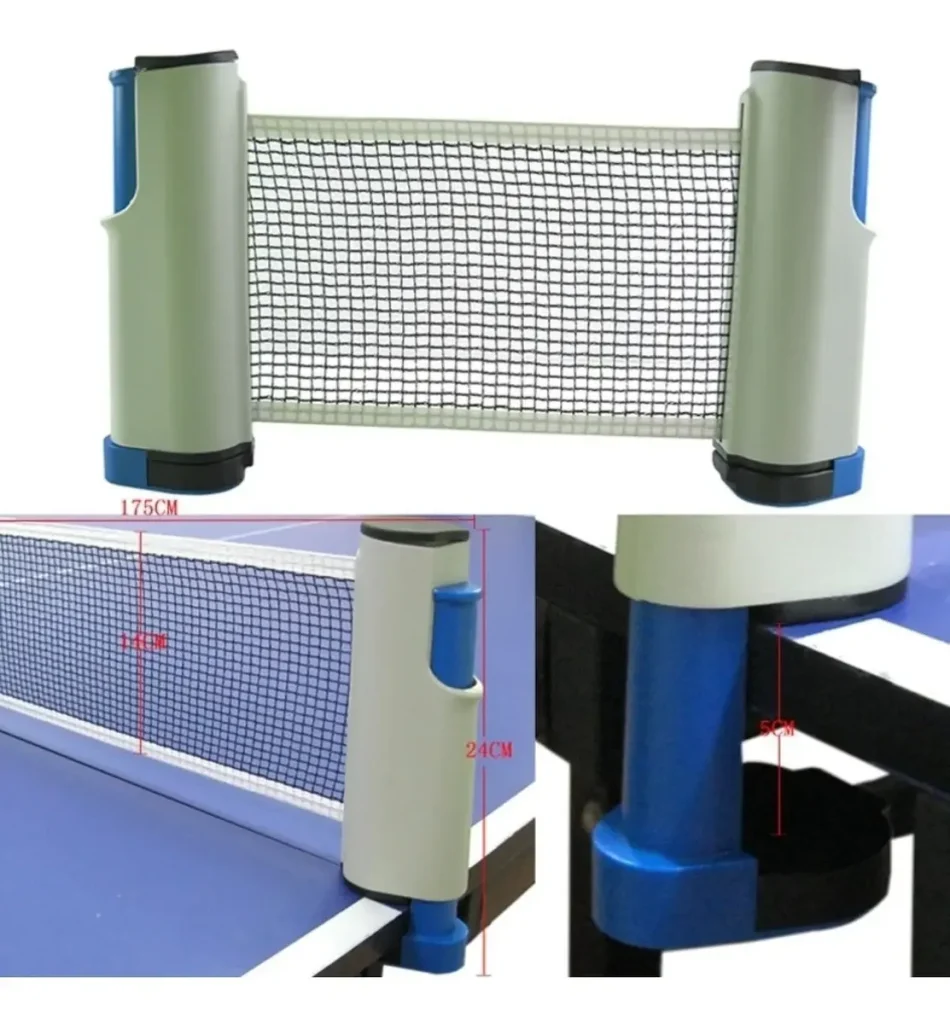 Malla Ping Pong Retráctil Red Tenis De Mesa Paral Wonder Sport