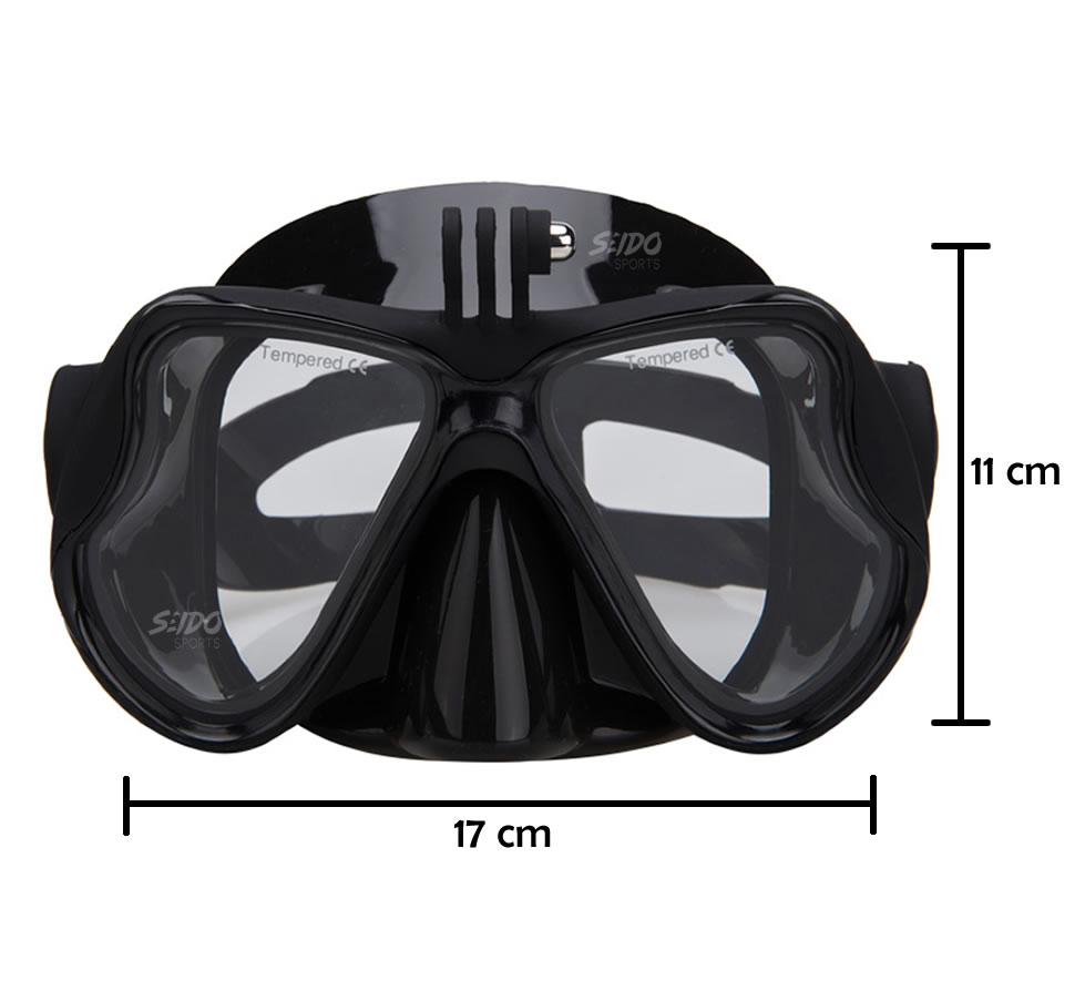 Careta Buceo Gafas Natación Mascara Soporte Cámara Go Pro