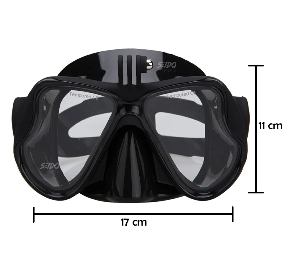 Careta Buceo Gafas Natación Mascara Soporte Cámara Go Pro