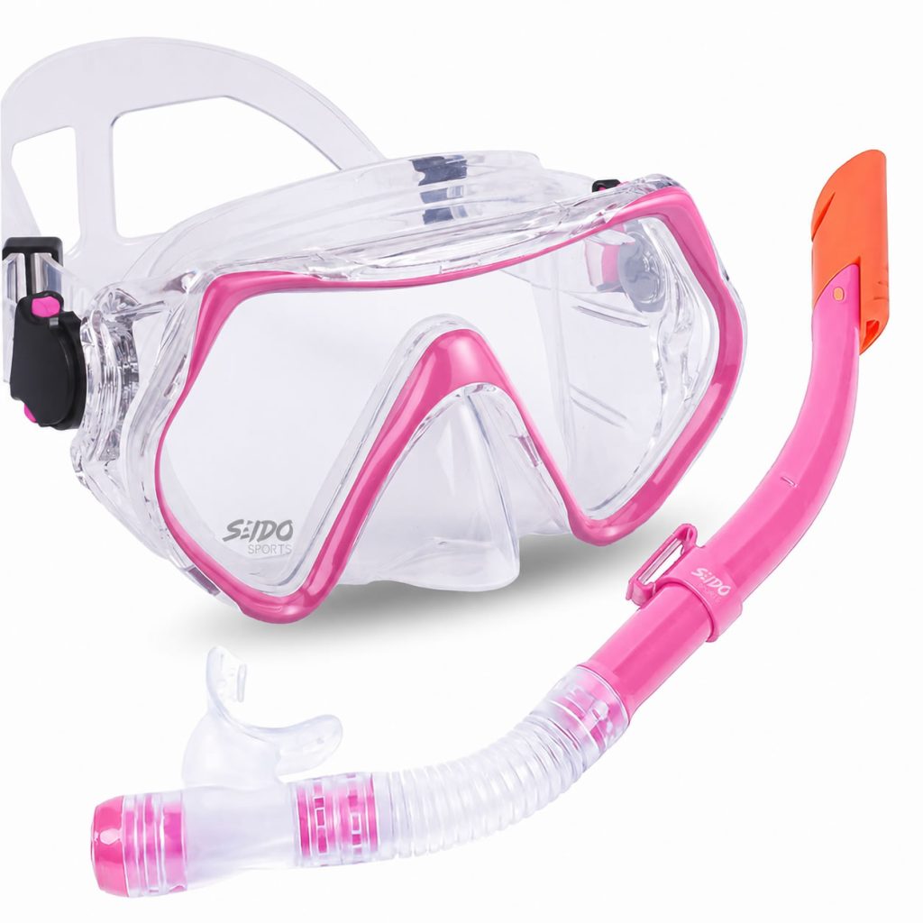 Set De Careta Y Snorkel Swimmer Kit Natación Buceo Silicona