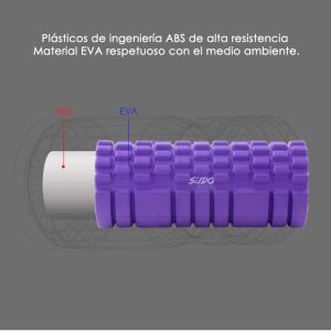 Rodillo Roller Foam Espuma Grabado Yoga Pilates Gym 30 X 8cm