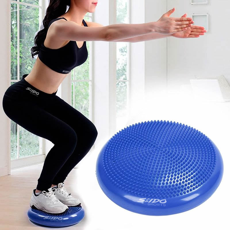 Balón Inestable Cojín Mini Bosu Equilibrio Yoga Pilates Gym