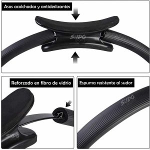 Anillo Yoga Aro Pilates Ejercicios Resistencia Brazos Piernass Abdomen