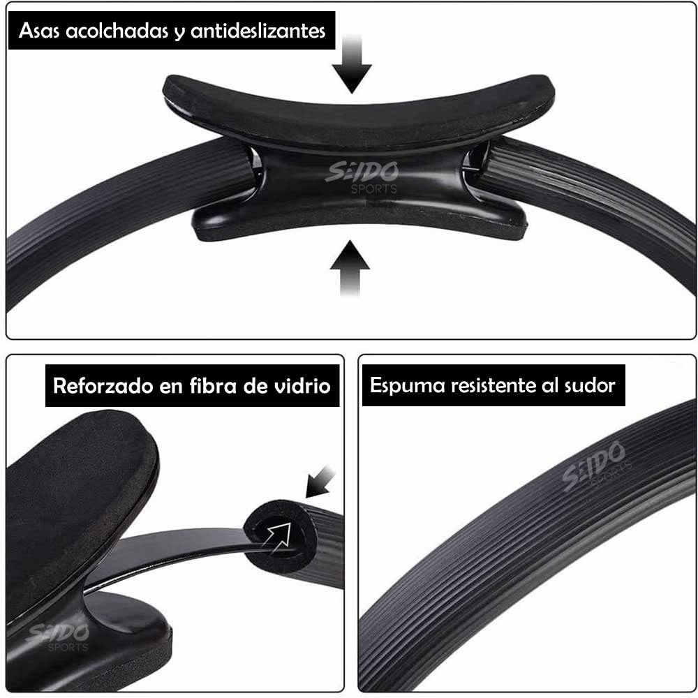 Anillo Yoga Aro Pilates Ejercicios Resistencia Brazos Piernass Abdomen
