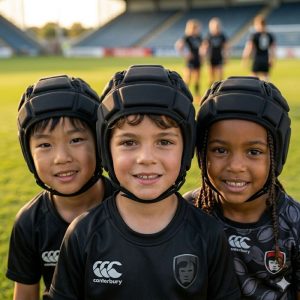 Casco Rugby Lucha Protector Cabeza Fútbol Gorro Acolchado