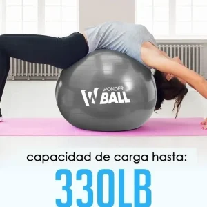 Balon Pilates Yoga Pelota Abdominales Gym 55 Cm + Inflador