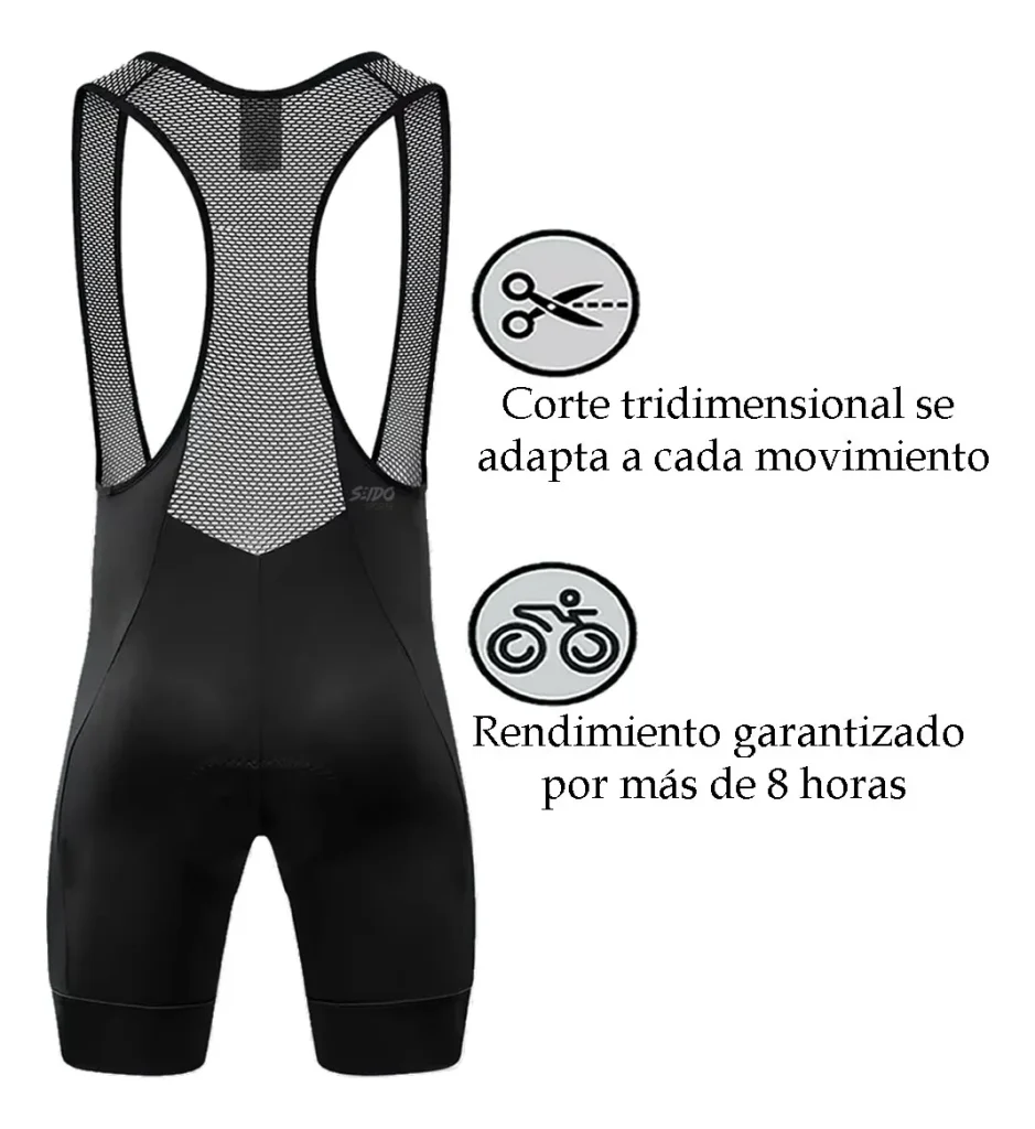 Pantaloneta Badana Hombre Bicicleta Ciclismo Gel Lycra
