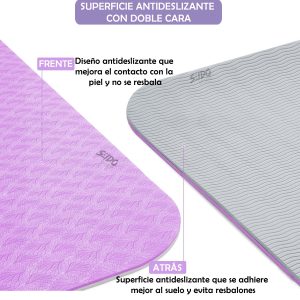 Colchoneta Mat Yoga Estera Tapete Para Pilates Ejercicio