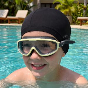 Gorro De Natación Textil Piscina Buceo Entrenamiento Deporte