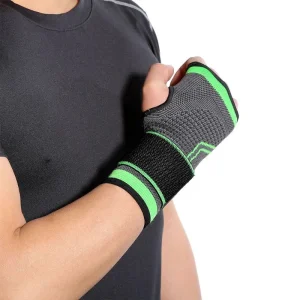 Muñequera Deportiva Compresion Banda Ajustable Soporte Mano