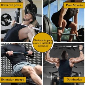 Vendas Straps X 2 Correas Levantamiento Pesas Crossfit Gym