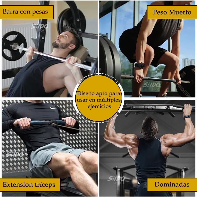 Vendas Straps X 2 Correas Levantamiento Pesas Crossfit Gym