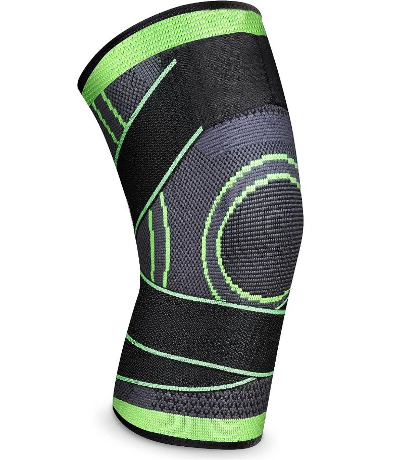Rodilleras Deportivas Compresion Miyagi X 2 Banda Protectora Gym