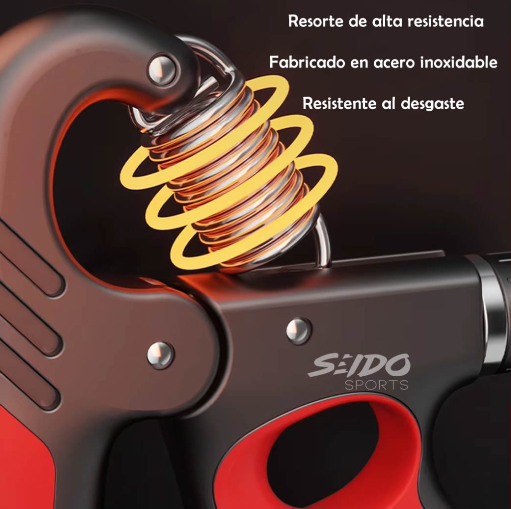 Hand Grip Tensor 5/100 Kg Contador Entrenador Mano Terapia